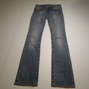 Miss Me Thick Stitch Jeans Sz 28